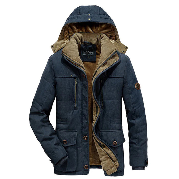 Mens Winter Jacket with Fleece Warm Fit