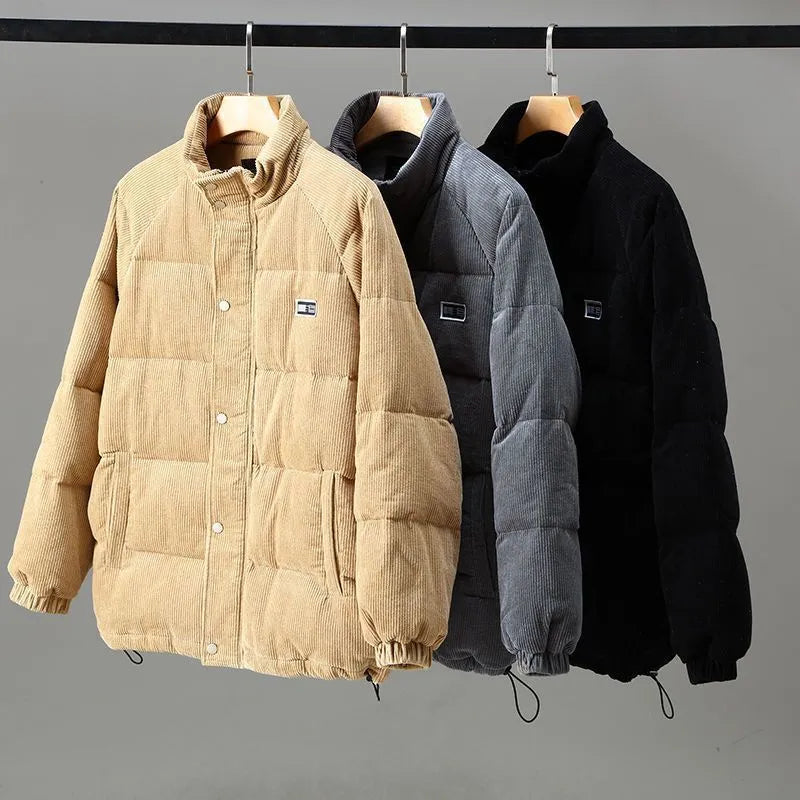 Mens Padded Jacket Warm Insulated Regular Fit