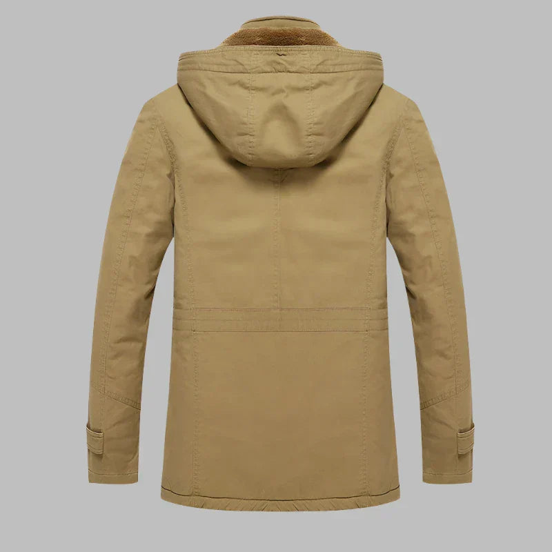 Mens Winter Jacket Waterproof Insulated Warm Fit