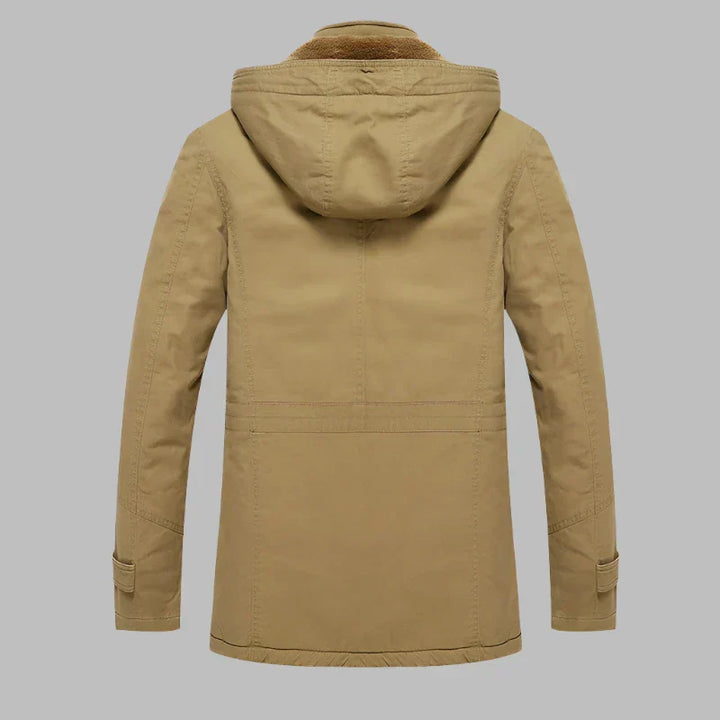 Mens Winter Jacket Waterproof Insulated Warm Fit