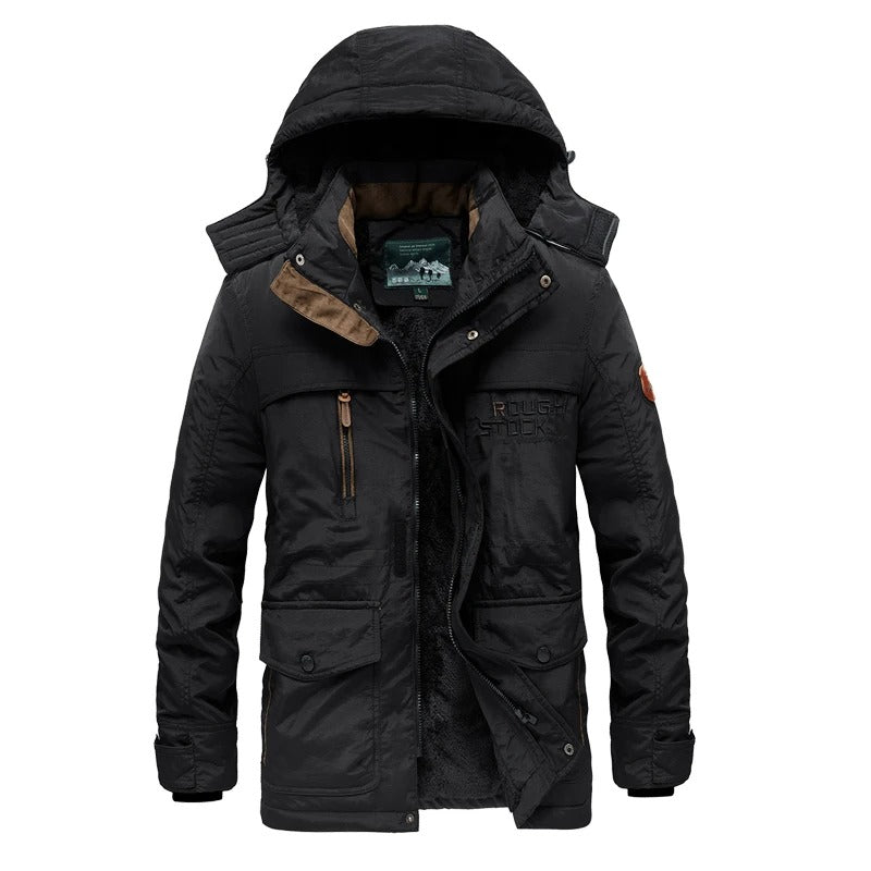 Mens Winter Jacket Insulated Warm Fit