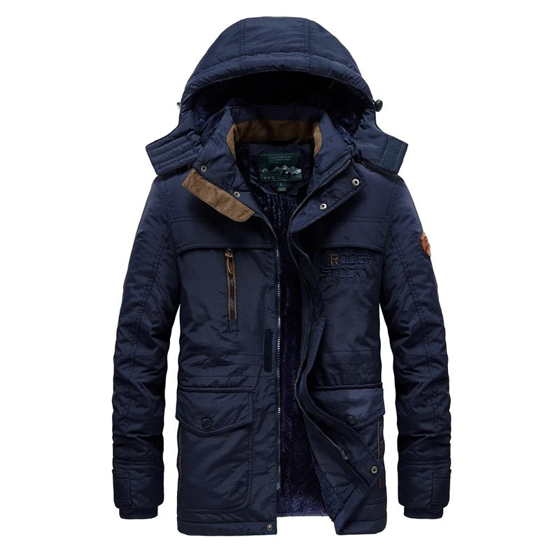 Mens Winter Jacket Insulated Warm Fit