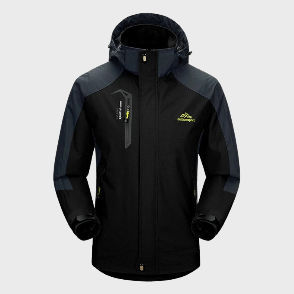Mens Mountaineering Jacket Technical Waterproof Durable Fit