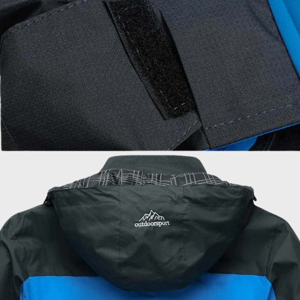 Mens Mountaineering Jacket Technical Waterproof Durable Fit