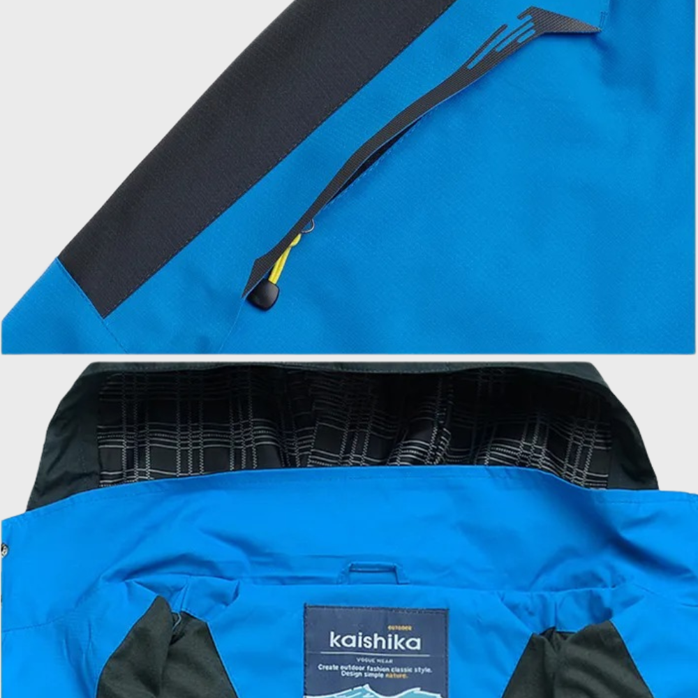 Mens Mountaineering Jacket Technical Waterproof Durable Fit