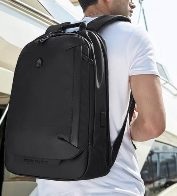Unisex Multifunction Backpack Water-Resistant Anti-Theft Compartments