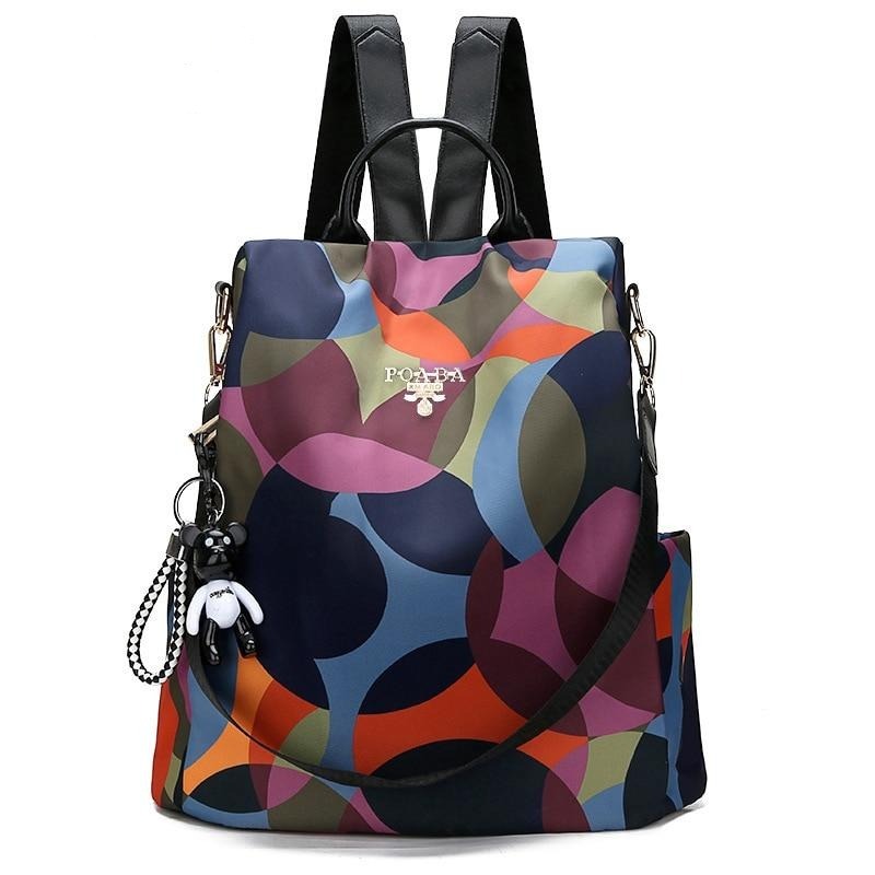 Unisex Backpack Water-Resistant Anti-Theft Hidden Back Multi-Pockets - BritishMode