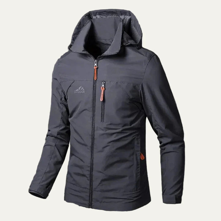 Mens Hooded Windbreaker Waterproof Military Style