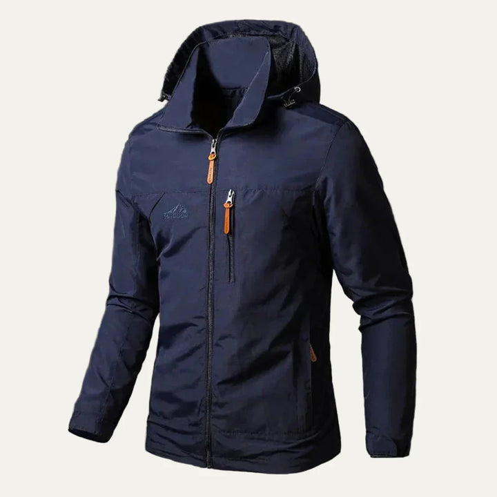 Mens Hooded Windbreaker Waterproof Military Style
