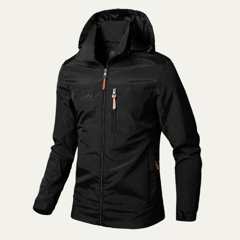 Mens Hooded Windbreaker Waterproof Military Style