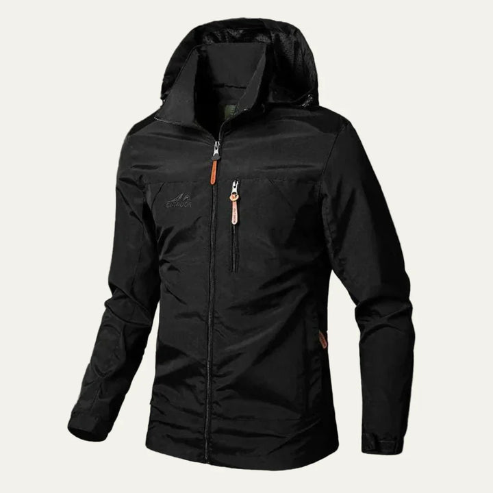 Mens Hooded Windbreaker Waterproof Military Style