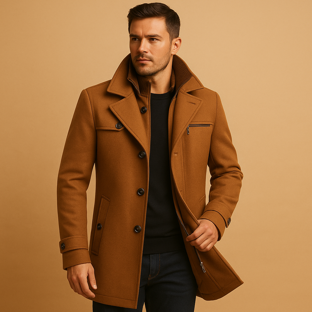 Mens Waterproof Winter Jacket Adjustable Cuffs
