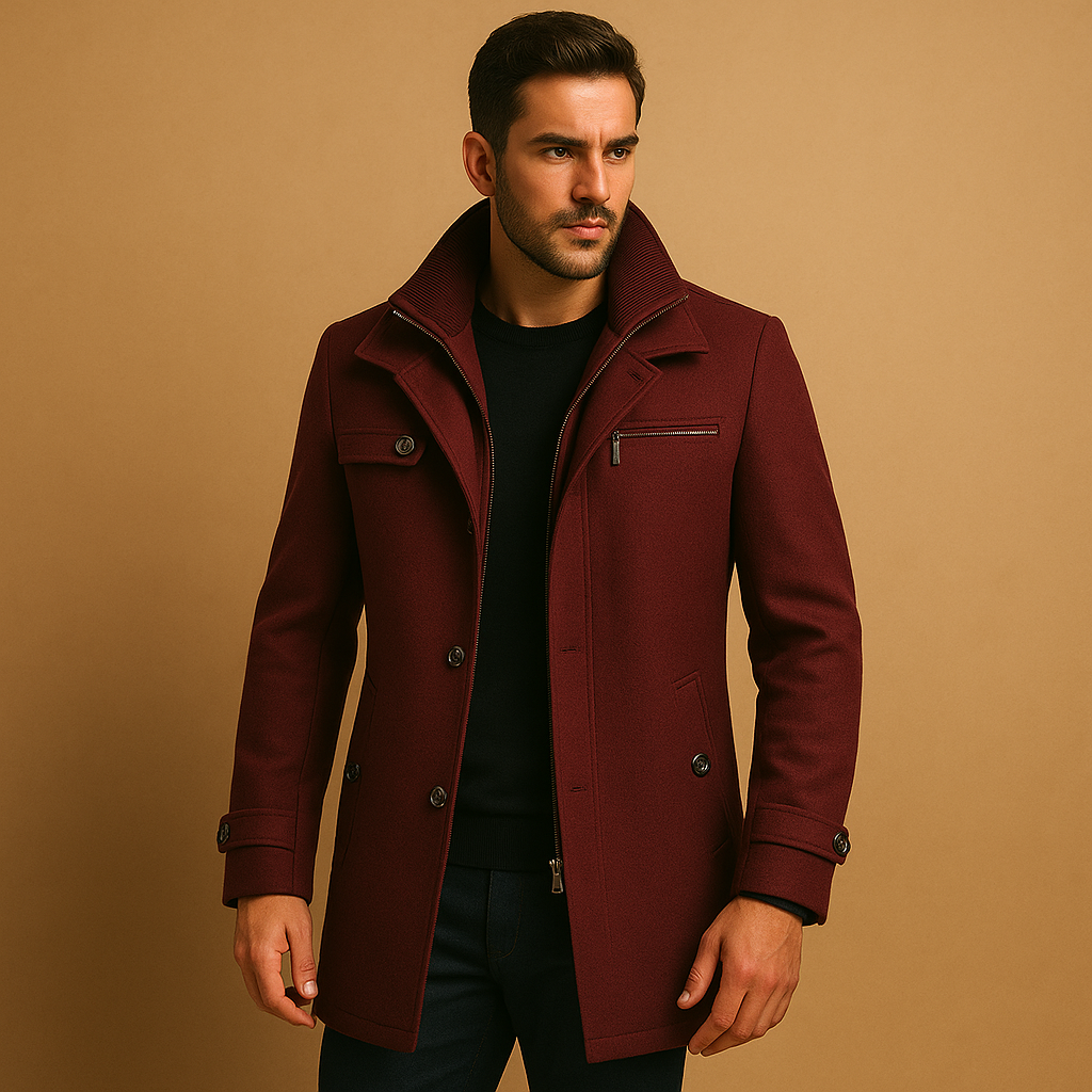 Mens Waterproof Winter Jacket Adjustable Cuffs