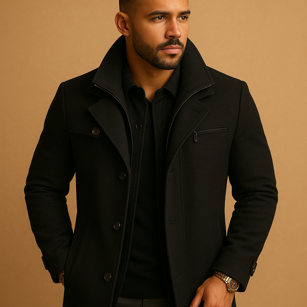 Mens Waterproof Winter Jacket Adjustable Cuffs