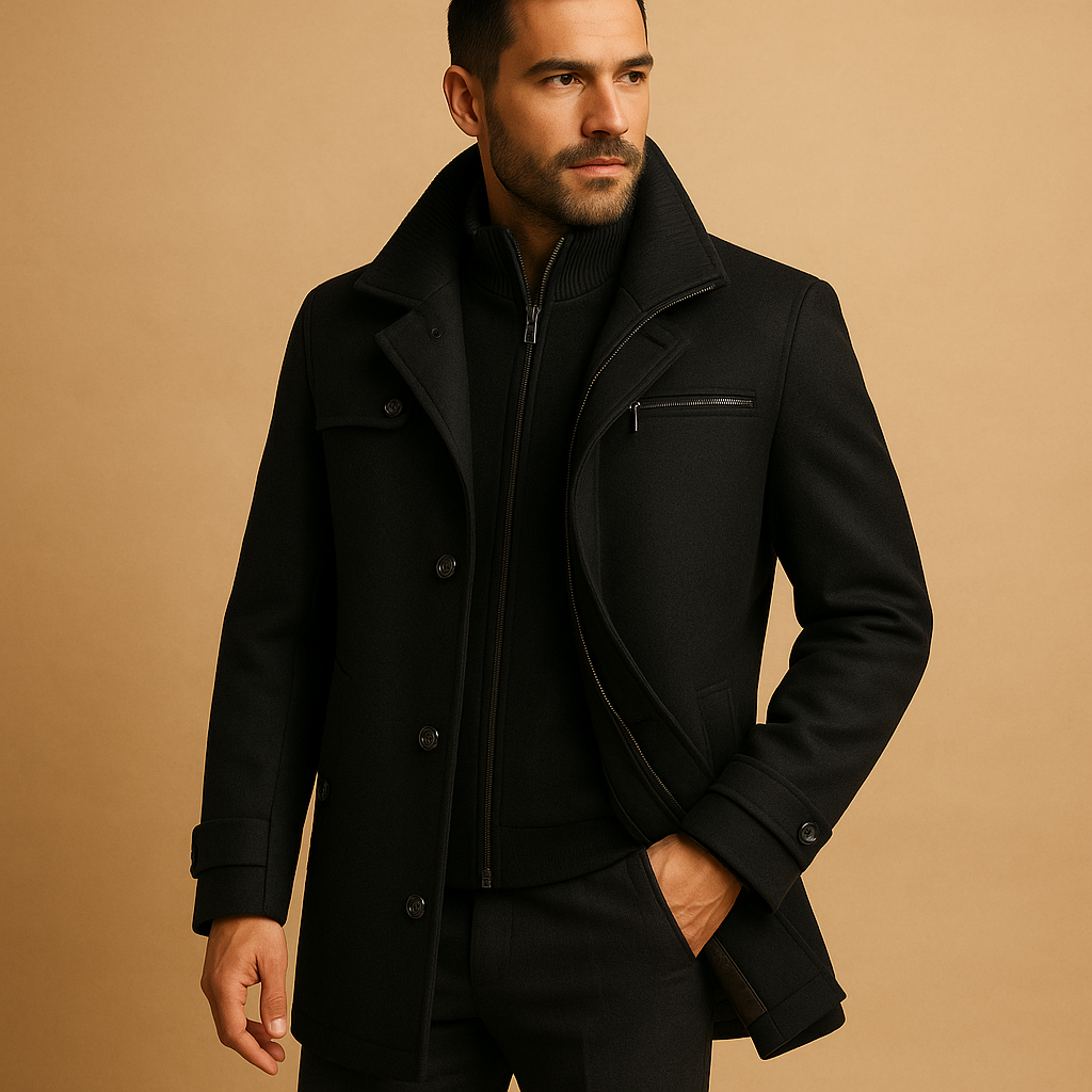 Mens Waterproof Winter Jacket Adjustable Cuffs - BritishMode