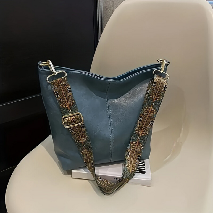 Womens Leather Handbag Waterproof Structured Design