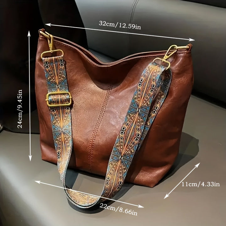 Womens Leather Handbag Waterproof Structured Design