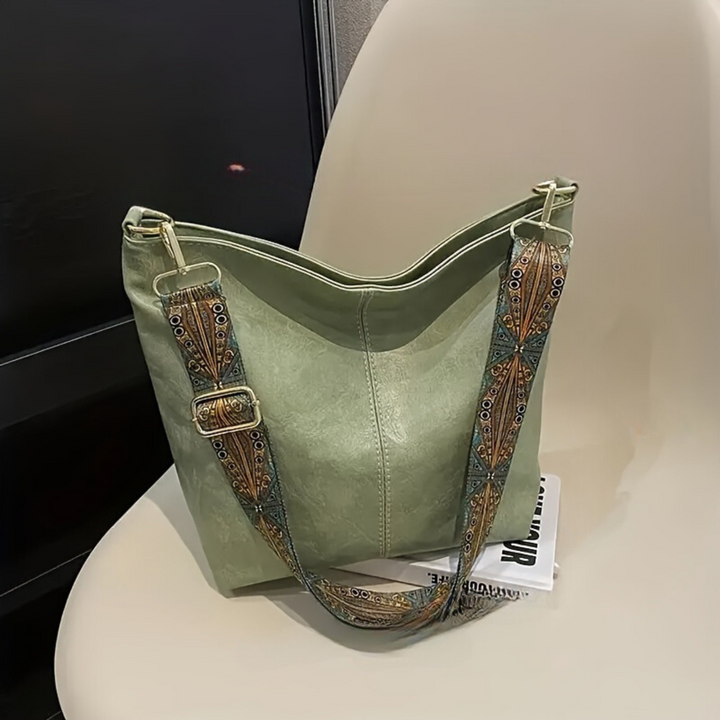 Womens Leather Handbag Waterproof Structured Design
