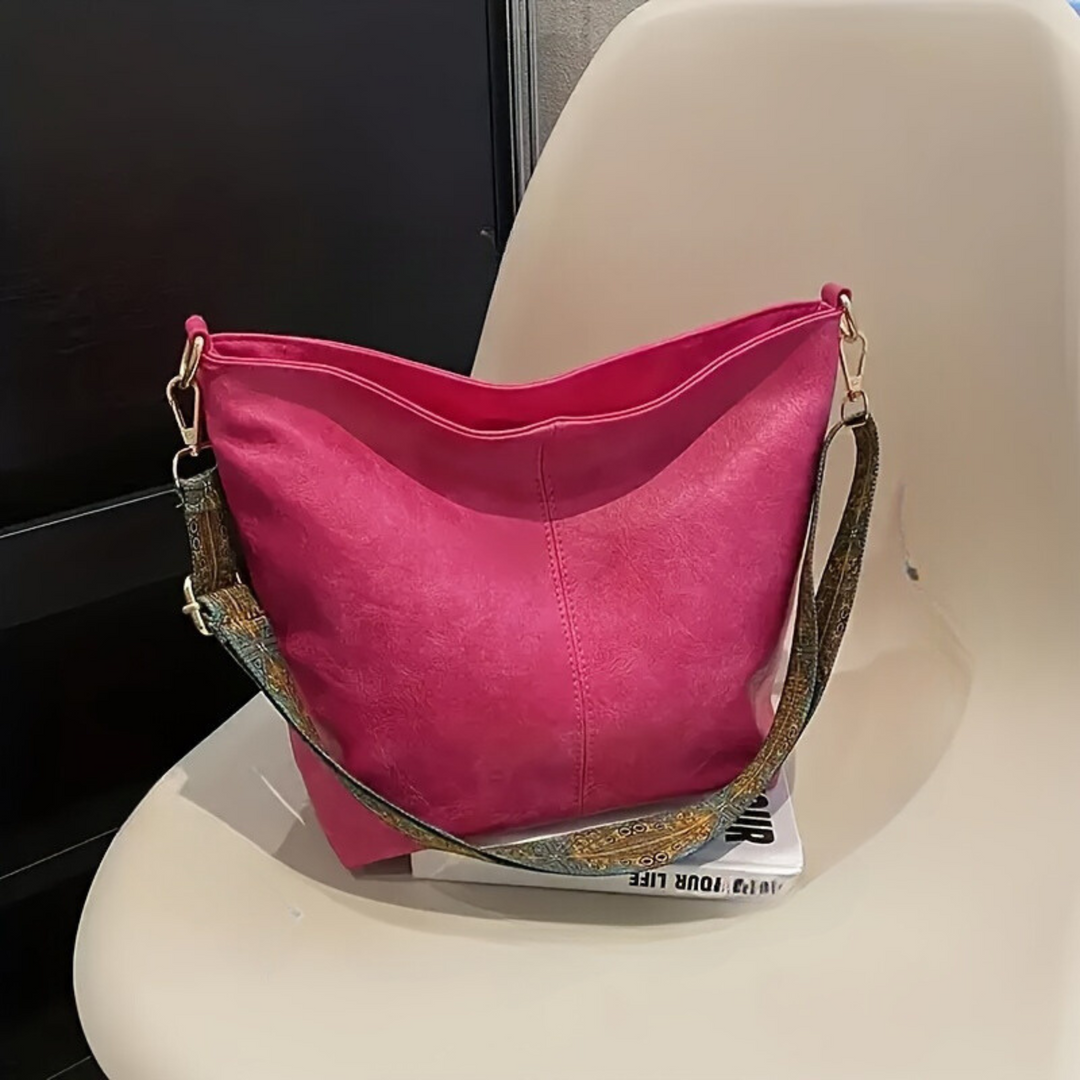 Womens Leather Handbag Waterproof Structured Design