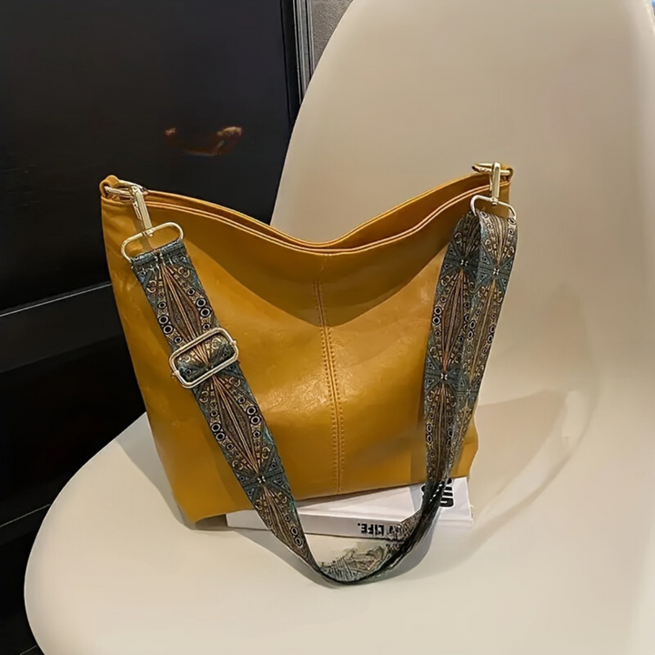 Womens Leather Handbag Waterproof Structured Design