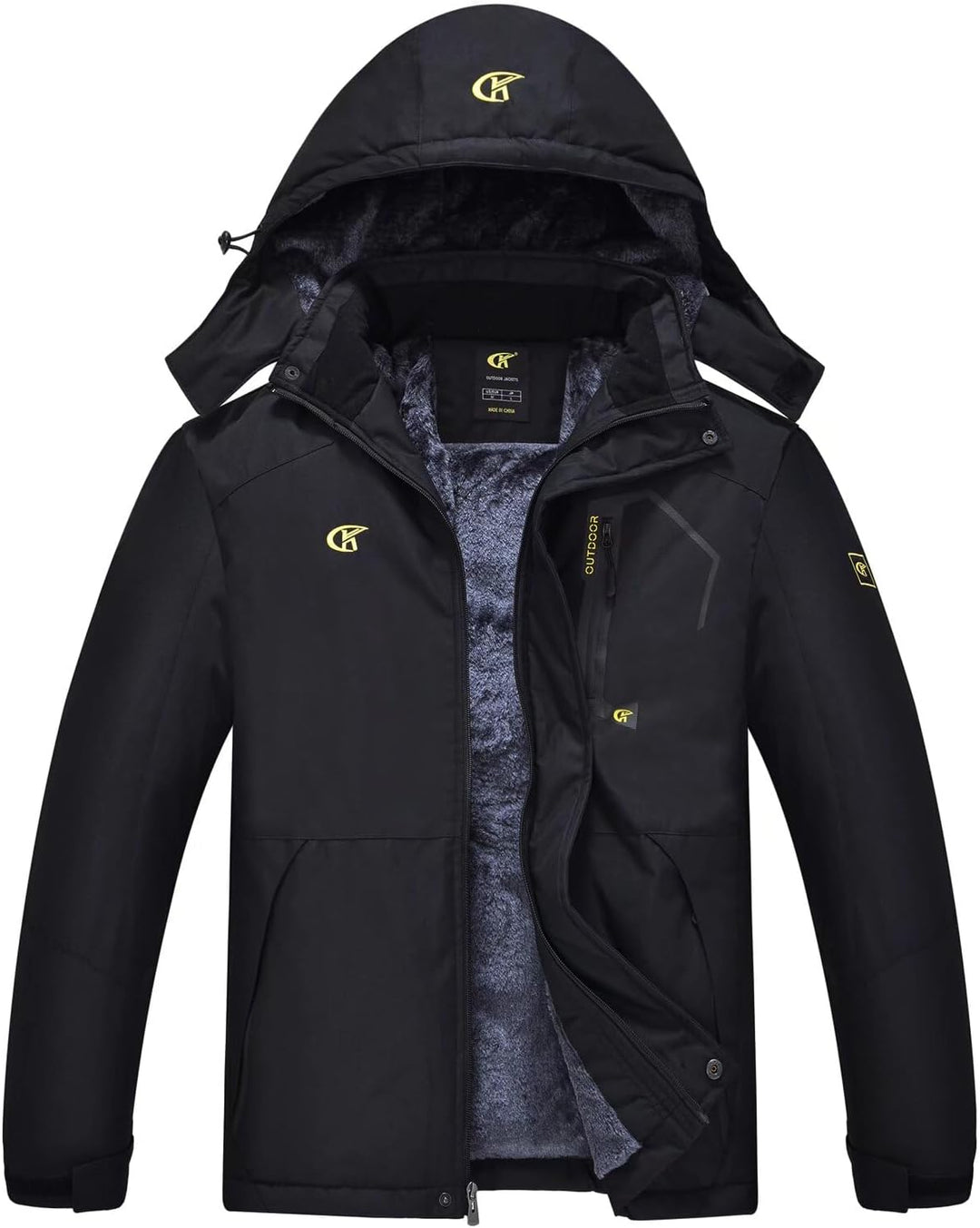 Mens Waterproof Winter Jacket Insulated Fit - BritishMode