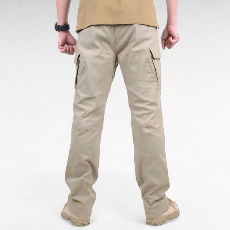 Mens Tactical Trousers Waterproof Reinforced Multi-Pocket