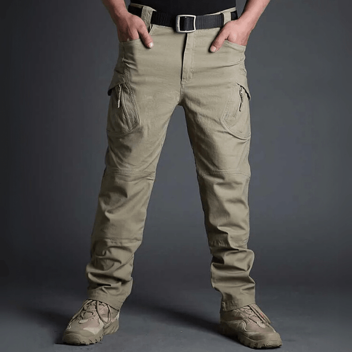 Mens Tactical Trousers Waterproof Reinforced Multi-Pocket - BritishMode