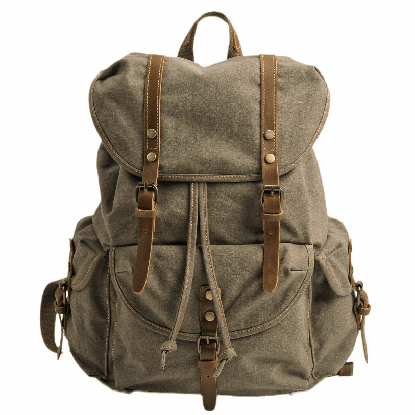 Unisex Military Canvas Backpack Durable Reliable Design