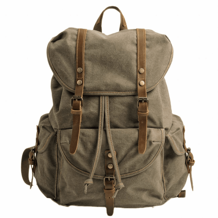 Unisex Military Canvas Backpack Durable Reliable Design