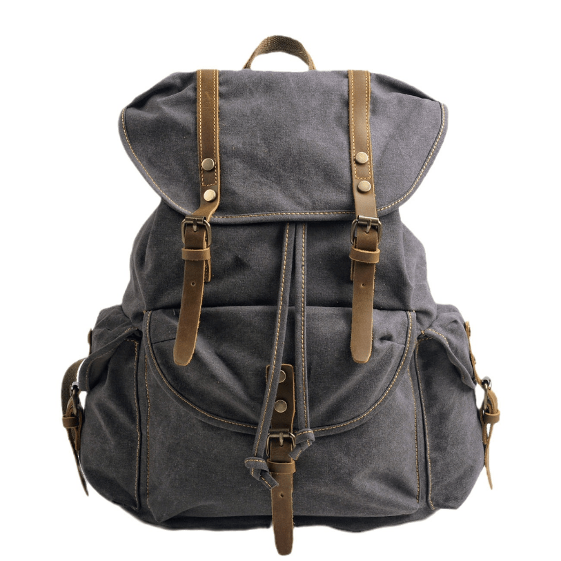 Unisex Military Canvas Backpack Durable Reliable Design - BritishMode