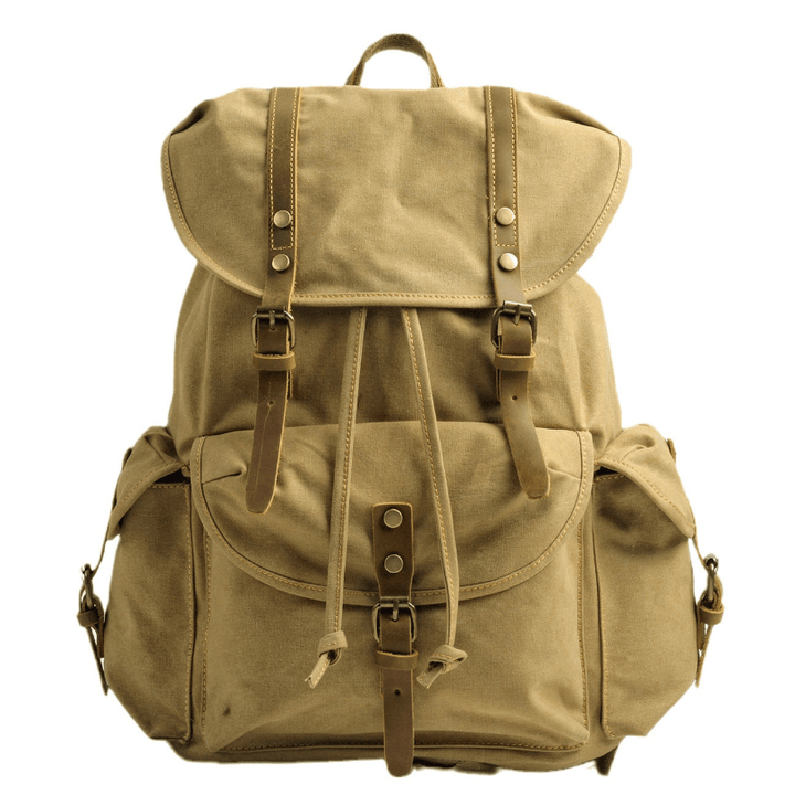 Unisex Military Canvas Backpack Durable Reliable Design