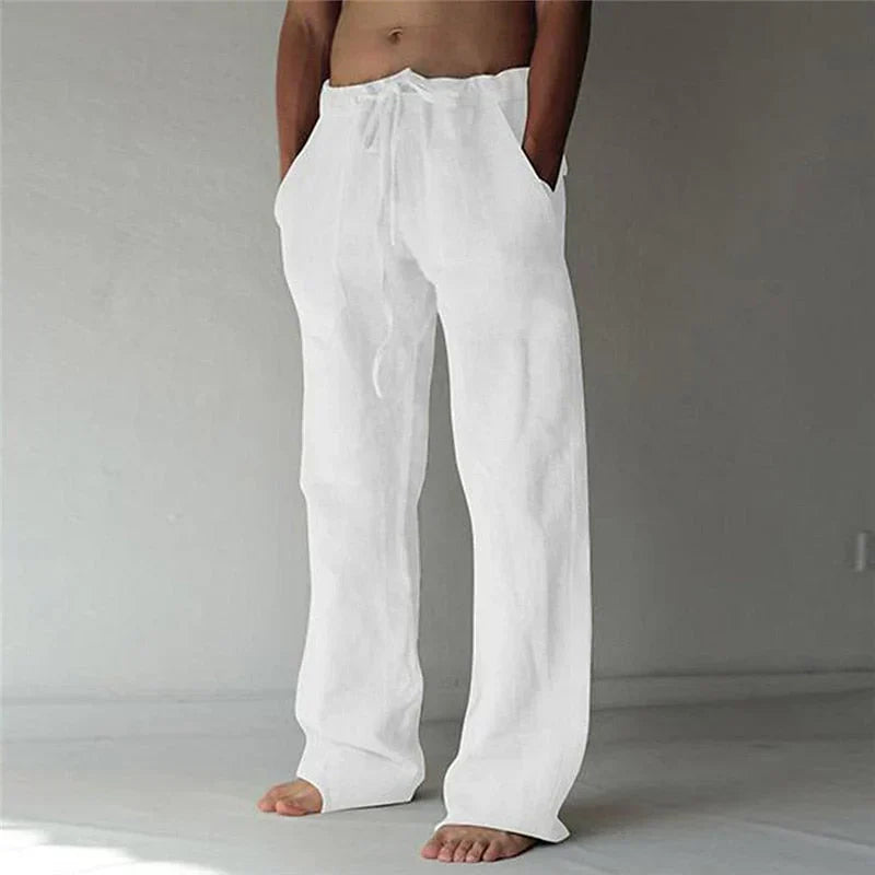 Mens Casual Pants Relaxed Fit Comfortable - BritishMode