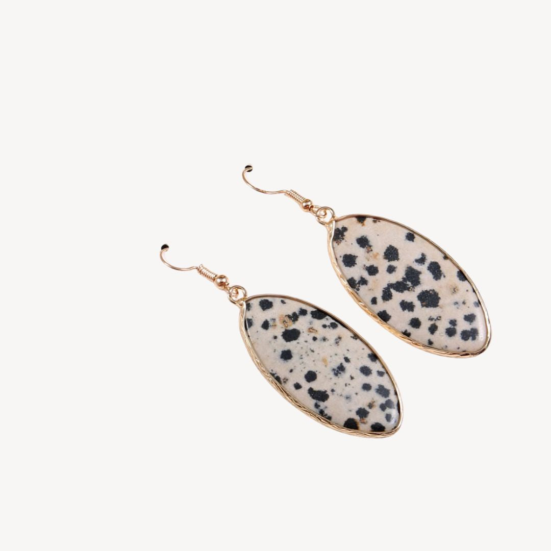 Womens Drop Earrings with Gemstone
