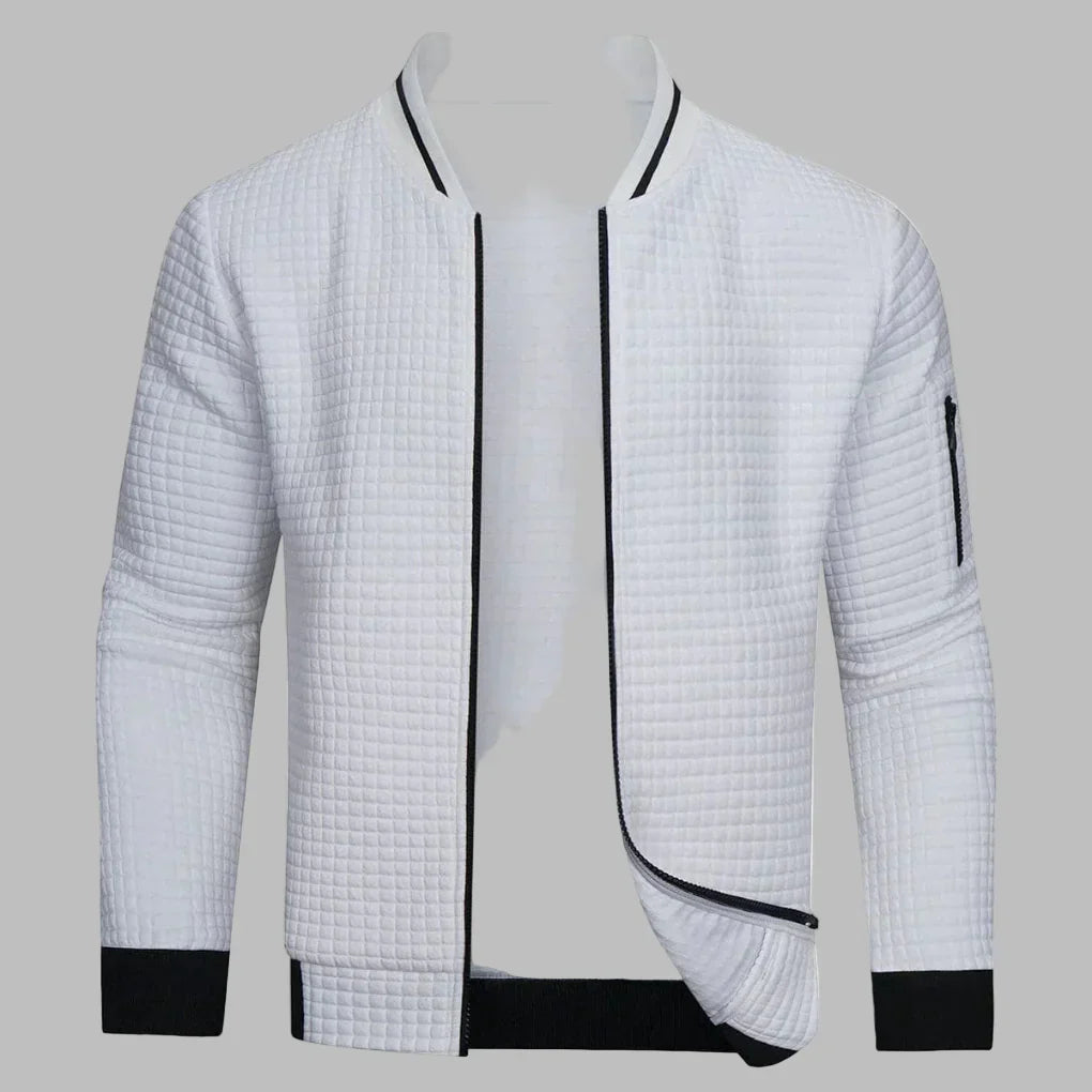 Mens Zip-Up Sweater Comfortable Warm Fit