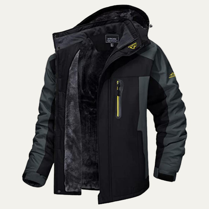 Mens Ski Jacket Fleece Lined Heavy Duty