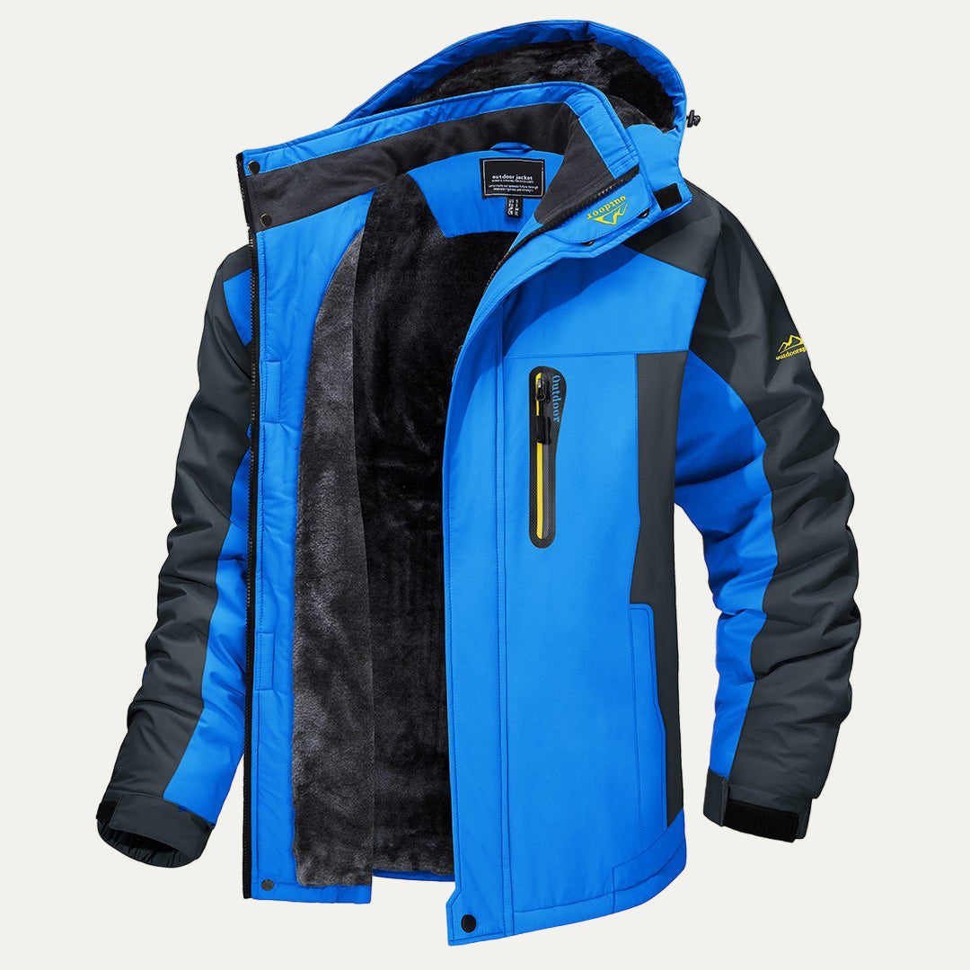 Mens Ski Jacket Fleece Lined Heavy Duty
