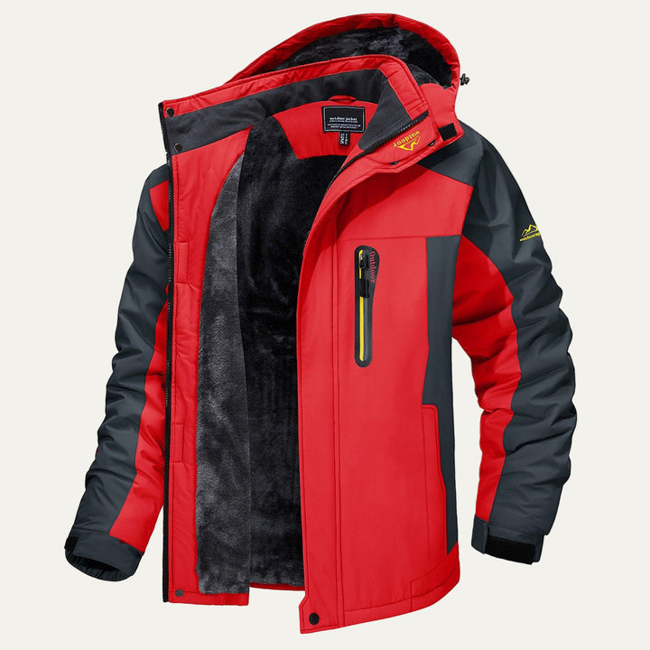 Mens Ski Jacket Fleece Lined Heavy Duty