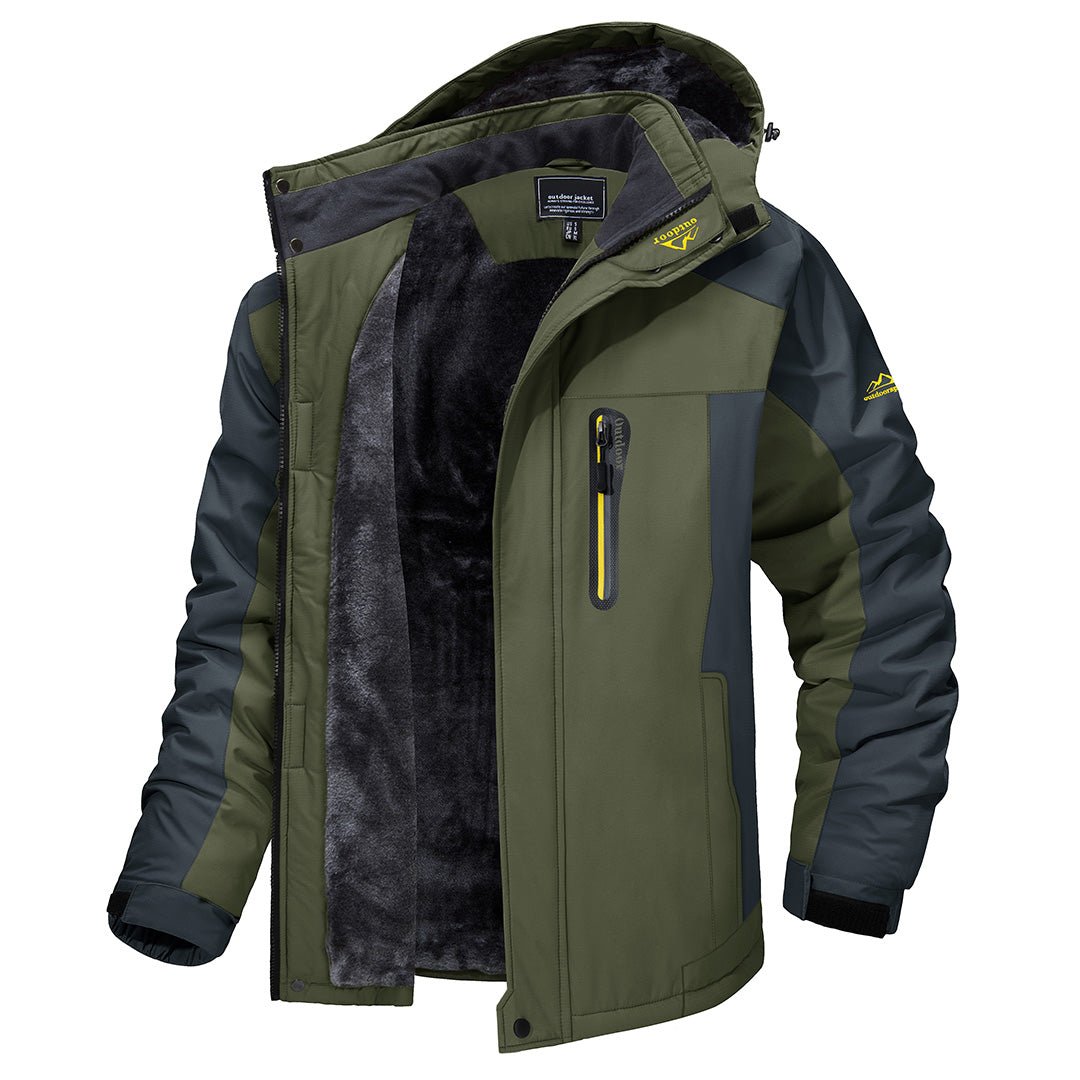 Mens Jacket Wind and Water Resistant Regular Fit - BritishMode