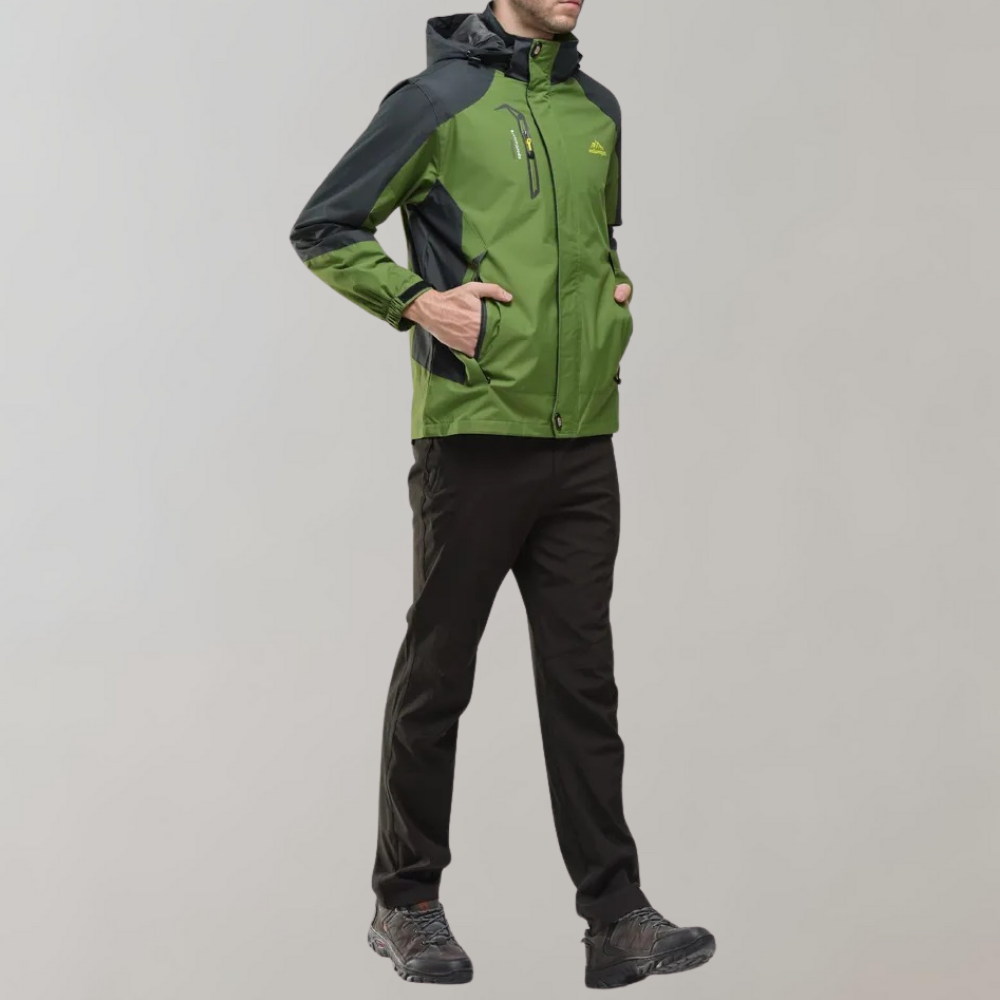 Mens Outdoor Shell Jacket Waterproof Breathable
