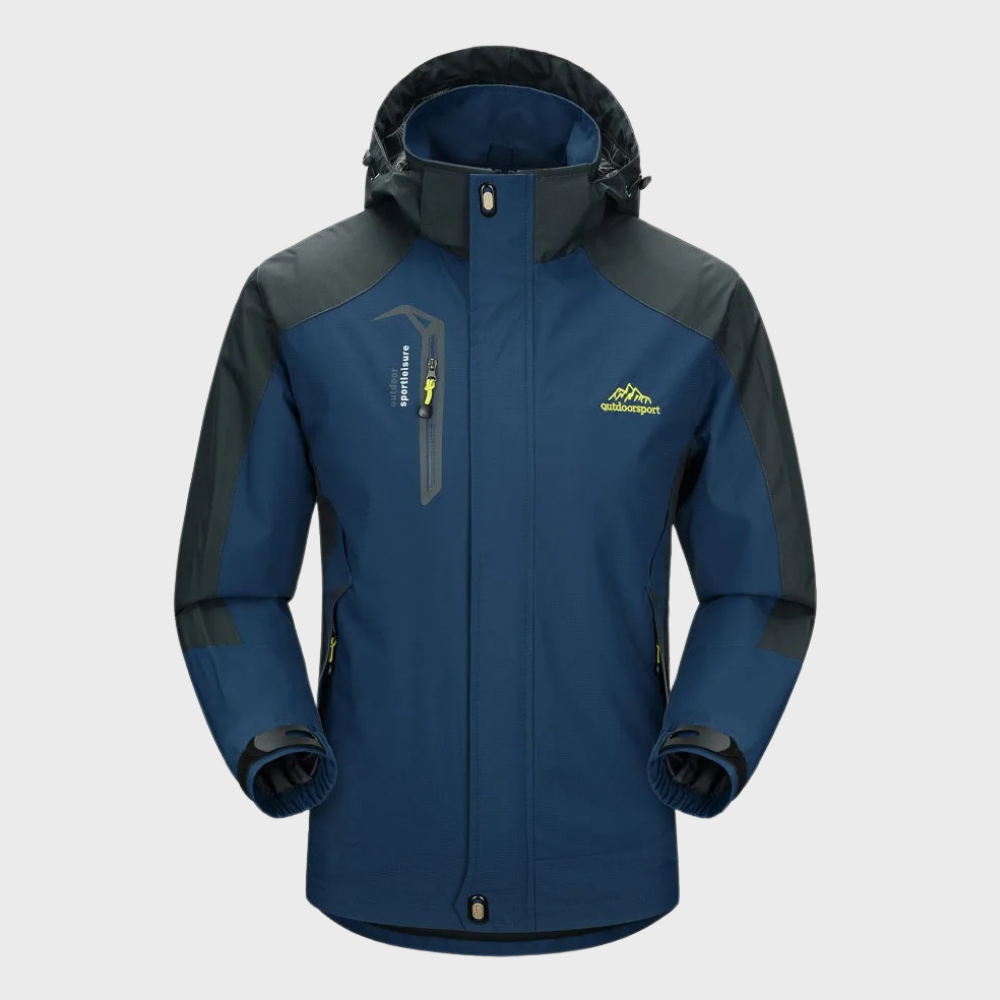Mens Windproof Jacket with AquaShield Technology