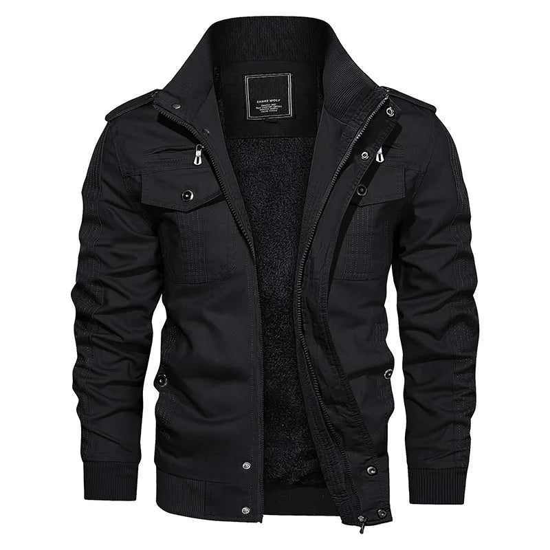 Mens Utility Jacket Windproof Regular Fit - BritishMode