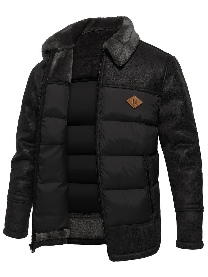 Mens Fleece Jacket Warm Insulated Winter Fit