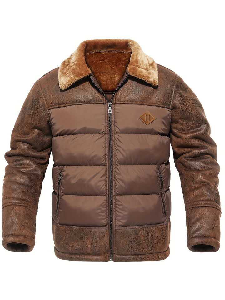 Mens Fleece Jacket Warm Insulated Winter Fit