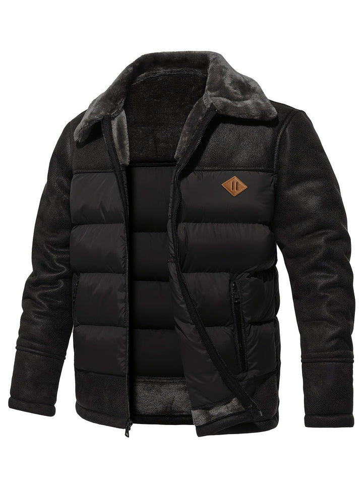 Mens Fleece Jacket Warm Insulated Winter Fit