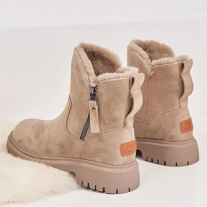 Womens Orthopedic Shoes Warmly Lined Easy-Zip Comfort