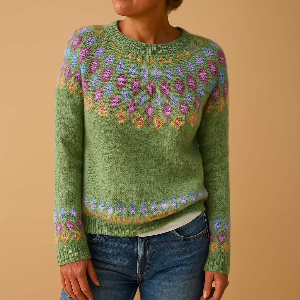 Womens Cable Knit Sweater Warm Cozy Fit - BritishMode