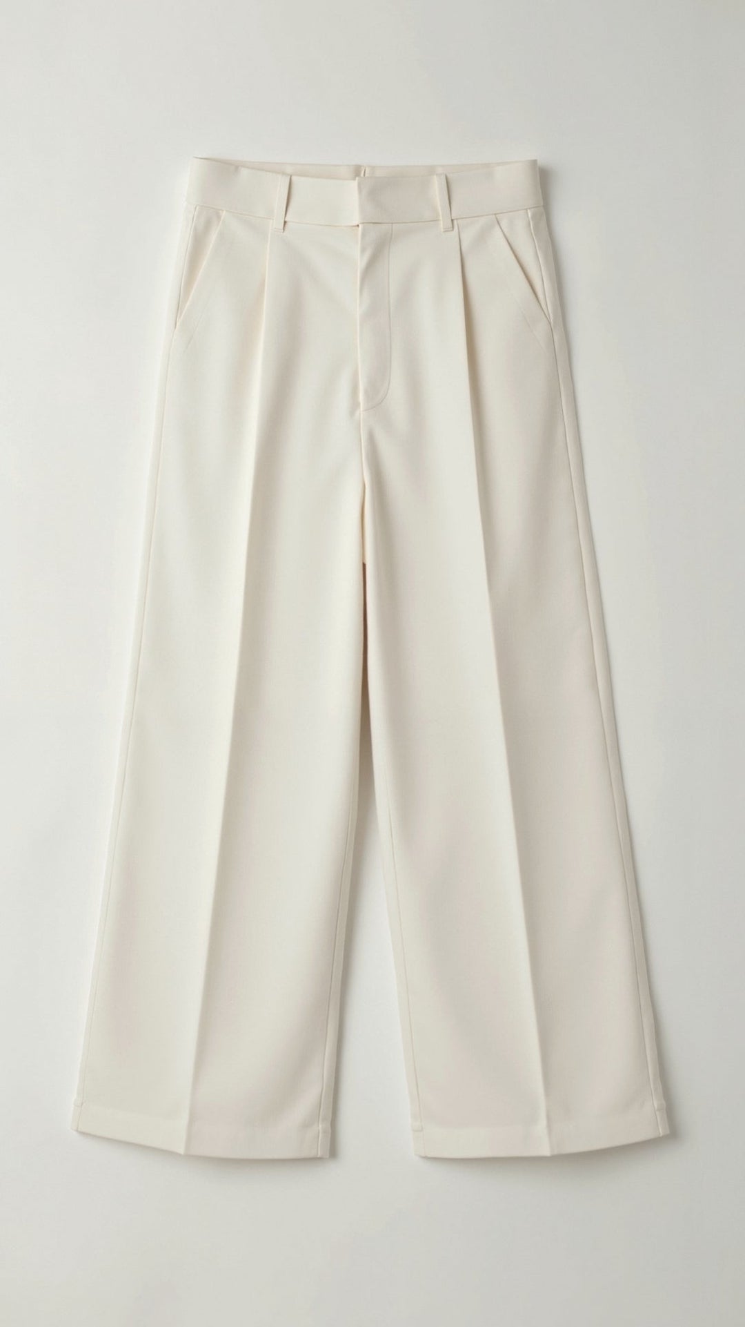 Womens Wide Leg Pants High-Waisted Pleated