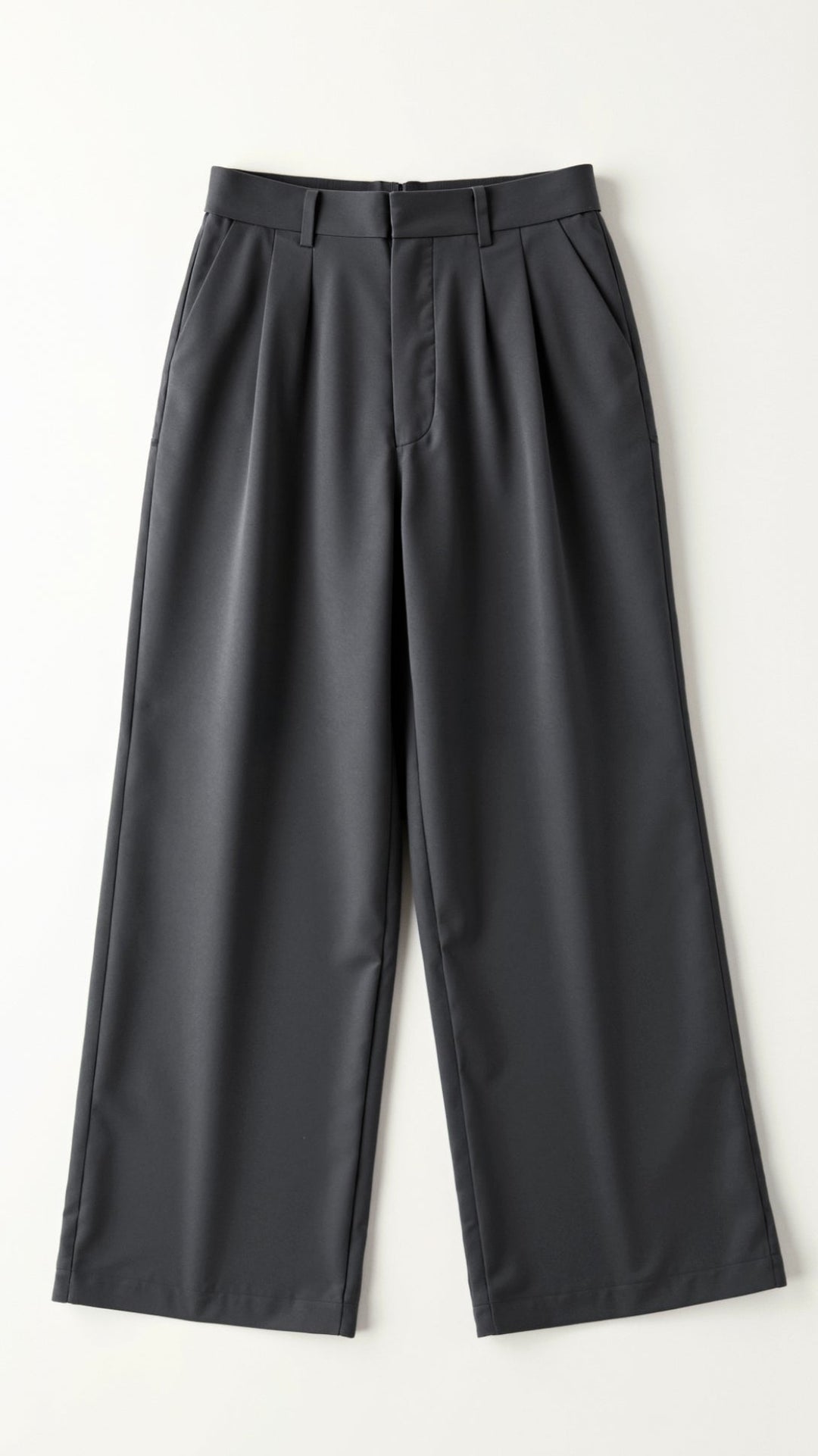 Womens Wide Leg Pants High-Waisted Pleated