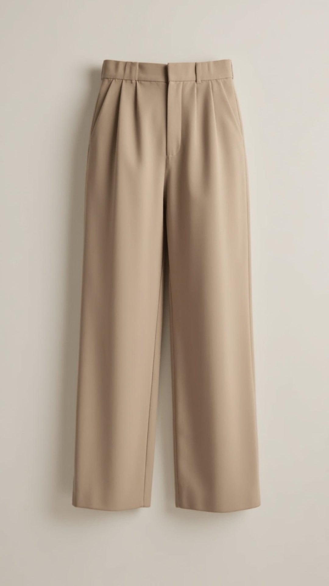 Womens Wide Leg Pants High-Waisted Pleated