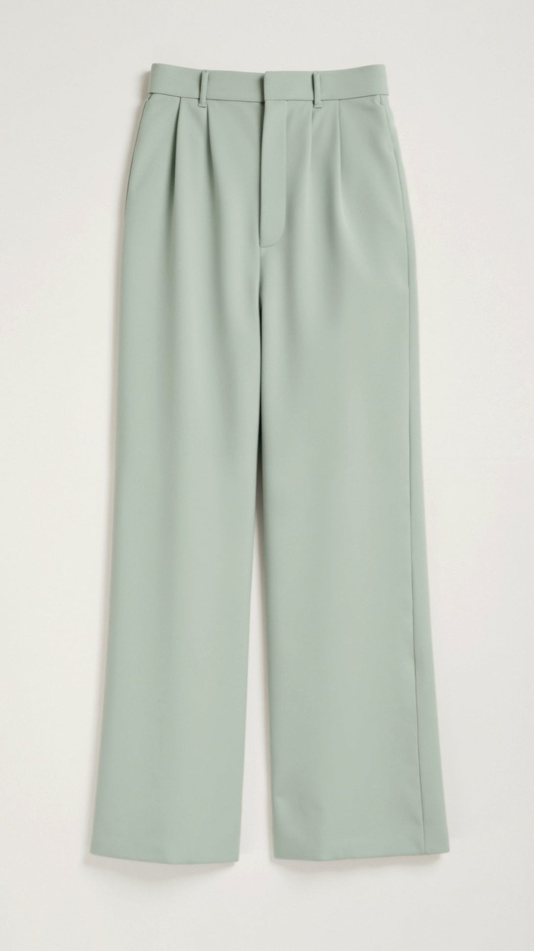 Womens Wide Leg Pants High-Waisted Pleated